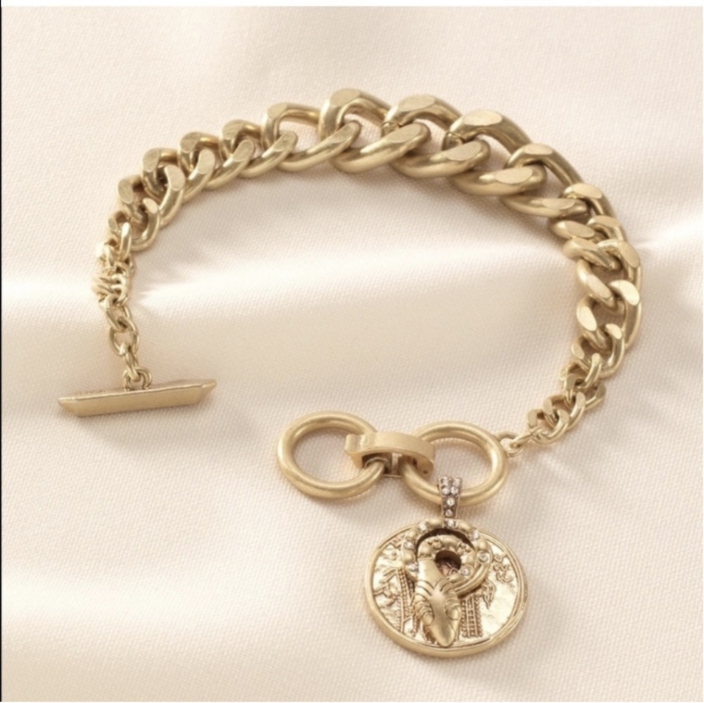 Stella and Dot Heritage Coin Bracelet - Picture 2 of 2